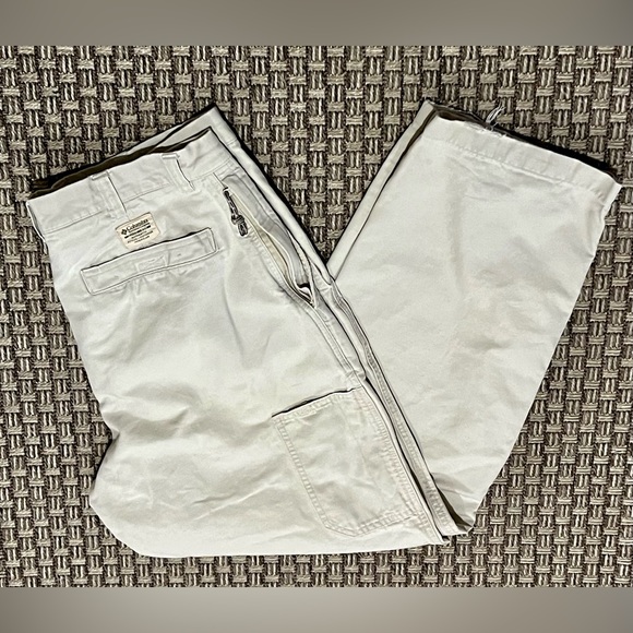 Columbia ROC Hiking Pants Zip Pocket Khaki Men’s 34 W - Picture 13 of 13